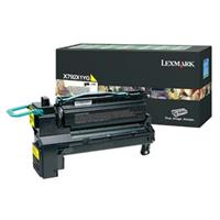 Toner Lexmark X792X1YG - originální | žlutý, return