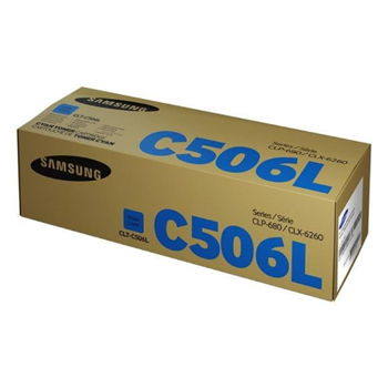 Toner Samsung CLT-C506L (SU038A) - originální | azurový