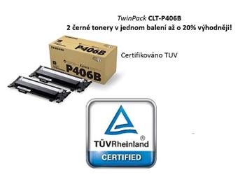 Toner Samsung CLT-P406B (SU374A) - originální | černý