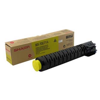 Toner Sharp MX-70GTYA - originální | žlutý